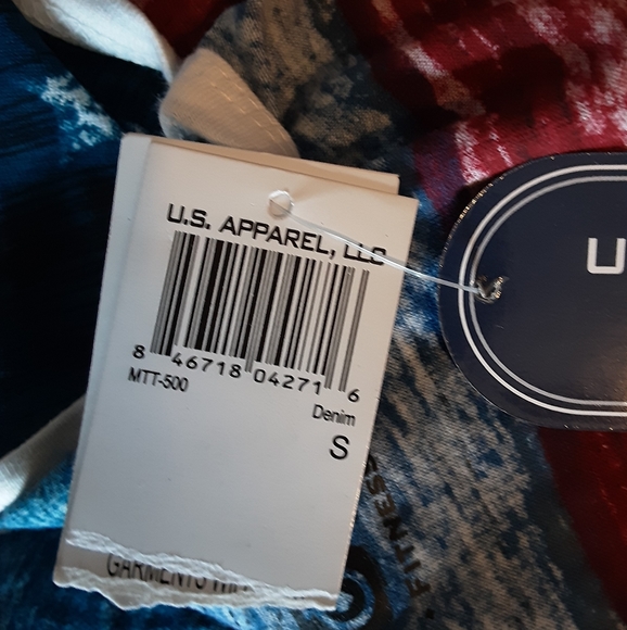 NWT U.S. Apparel Fit 4 Glory Patriotic American Flag Tank Top - Picture 7 of 7